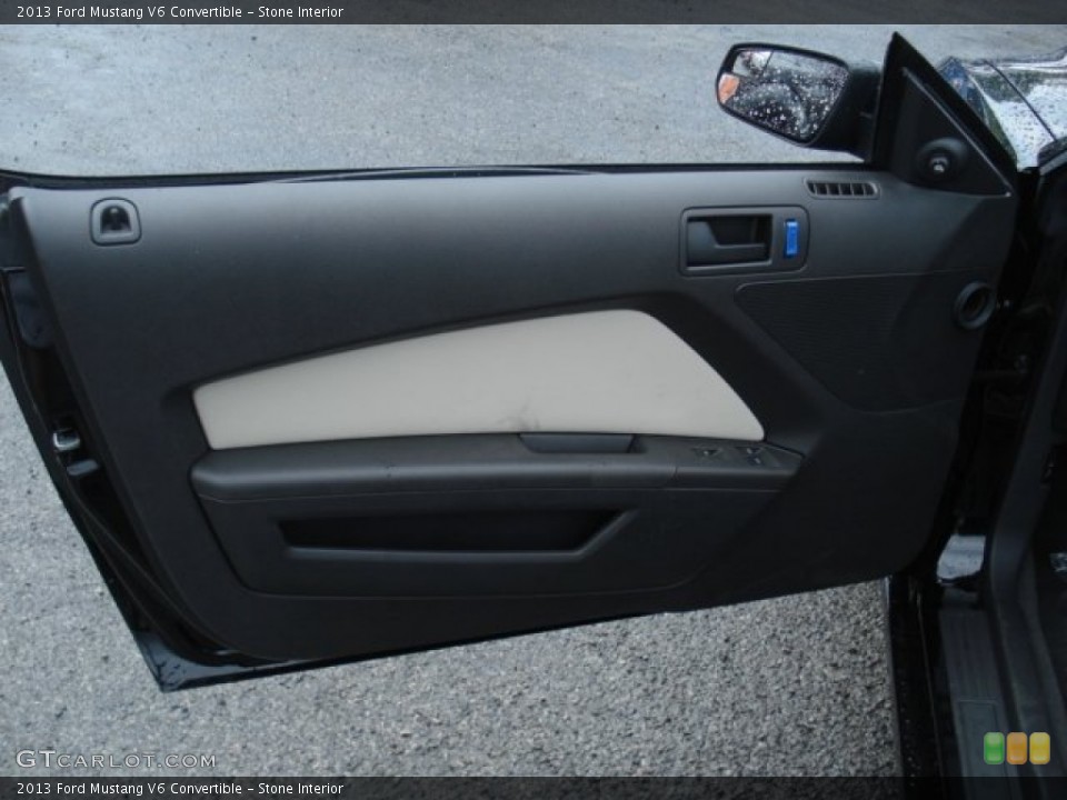 Stone Interior Door Panel for the 2013 Ford Mustang V6 Convertible #70330782