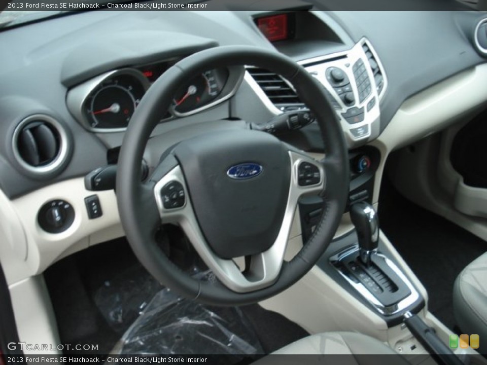 Charcoal Black/Light Stone Interior Dashboard for the 2013 Ford Fiesta SE Hatchback #70331625