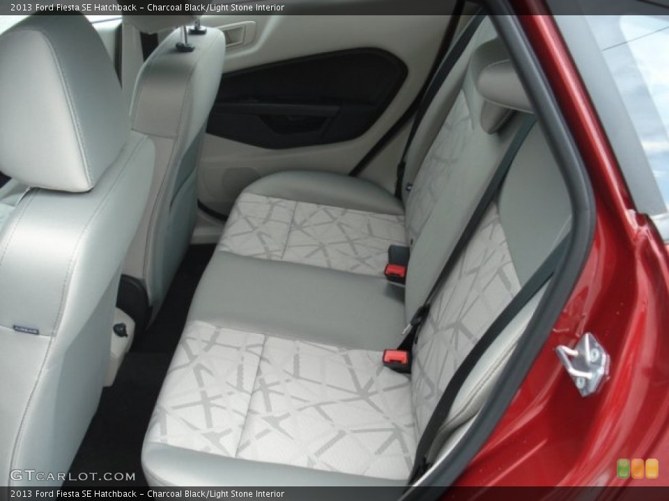 Charcoal Black/Light Stone Interior Rear Seat for the 2013 Ford Fiesta SE Hatchback #70331652
