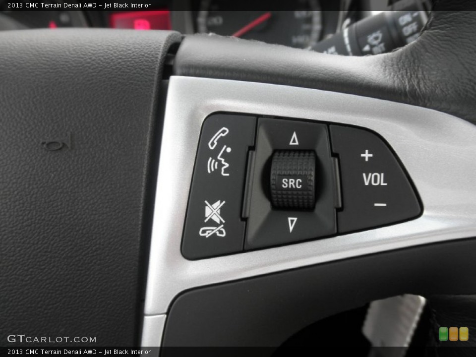 Jet Black Interior Controls for the 2013 GMC Terrain Denali AWD #70331919