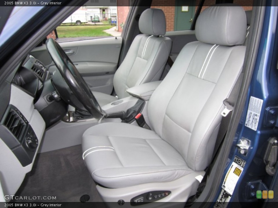 Grey Interior Front Seat for the 2005 BMW X3 3.0i #70332729
