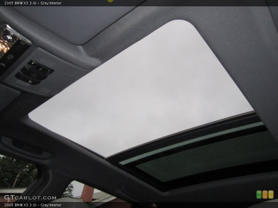 Grey Interior Sunroof for the 2005 BMW X3 3.0i #70332780