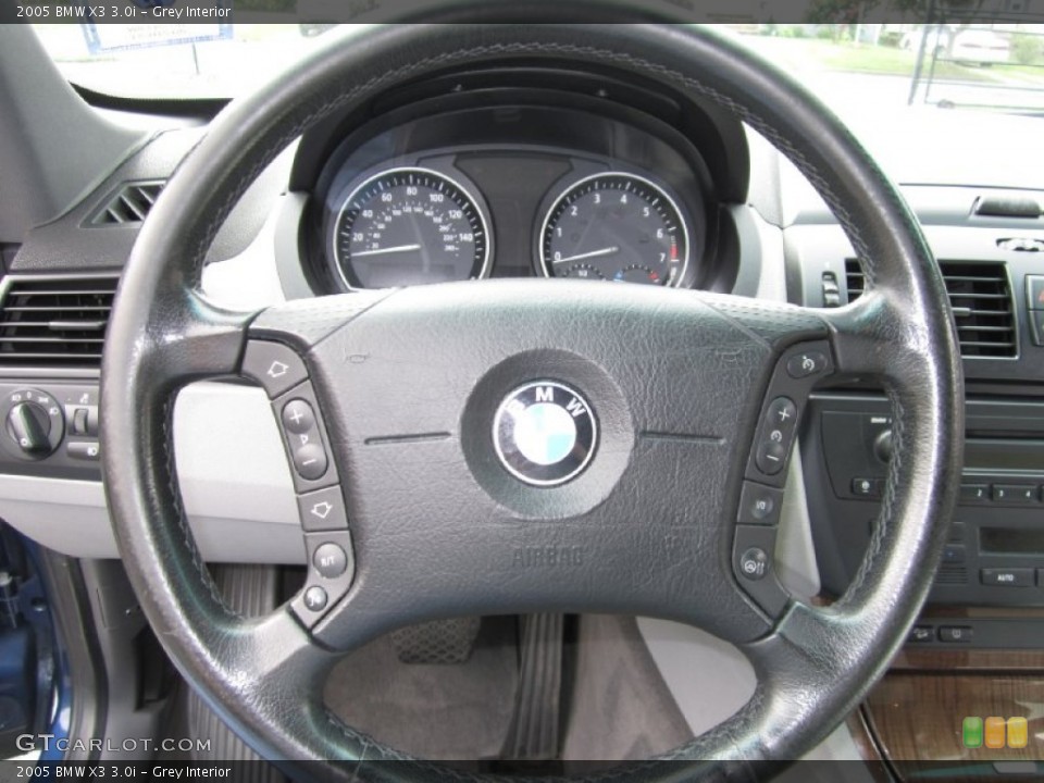 Grey Interior Steering Wheel for the 2005 BMW X3 3.0i #70332804