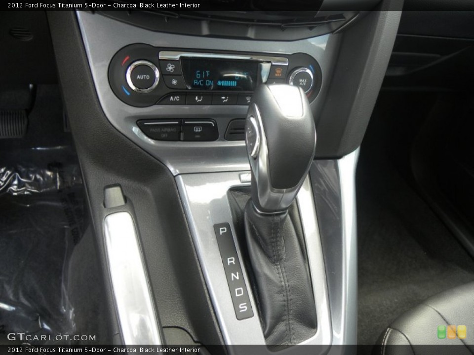Charcoal Black Leather Interior Transmission for the 2012 Ford Focus Titanium 5-Door #70333596