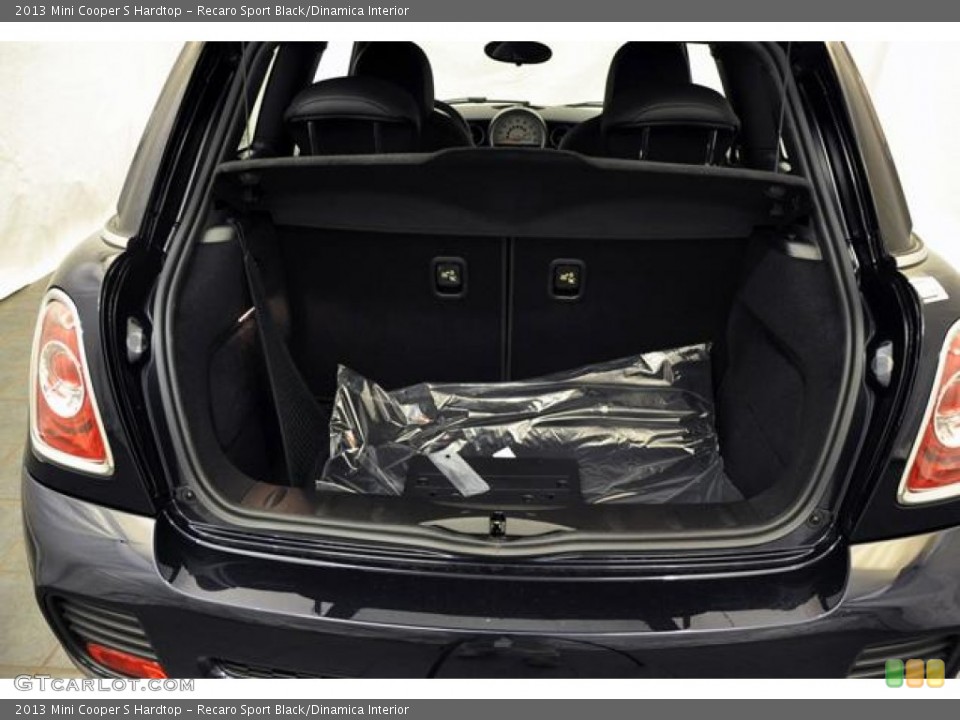Recaro Sport Black/Dinamica Interior Trunk for the 2013 Mini Cooper S Hardtop #70333599