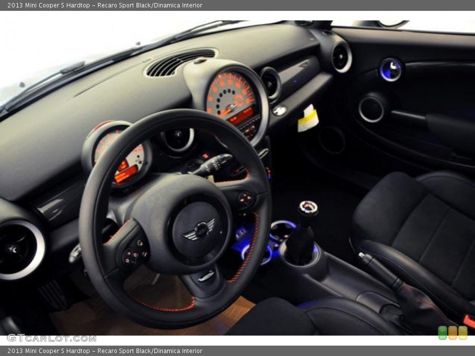 Recaro Sport Black/Dinamica Interior Dashboard for the 2013 Mini Cooper S Hardtop #70333685