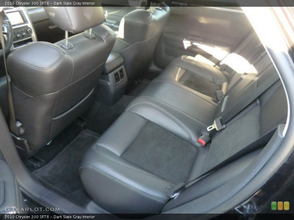 Dark Slate Gray Interior Rear Seat for the 2010 Chrysler 300 SRT8 #70335717