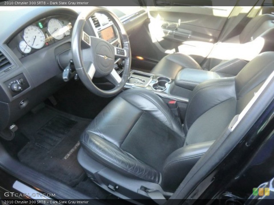 Dark Slate Gray Interior Front Seat for the 2010 Chrysler 300 SRT8 #70335727