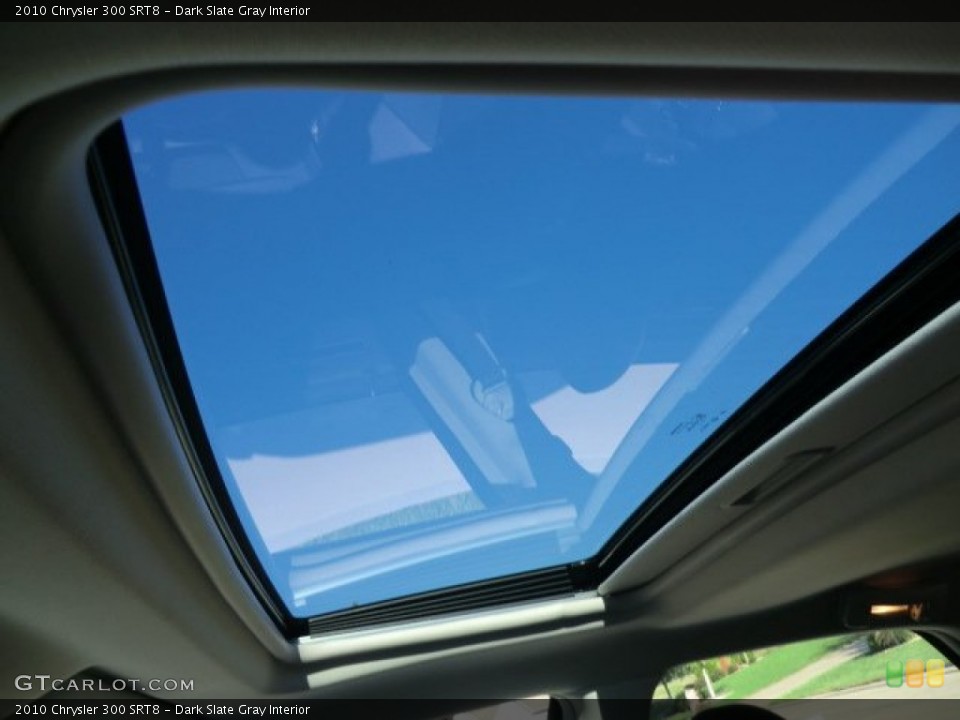 Dark Slate Gray Interior Sunroof for the 2010 Chrysler 300 SRT8 #70335777
