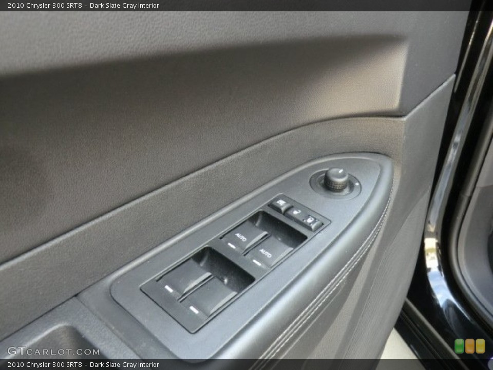 Dark Slate Gray Interior Controls for the 2010 Chrysler 300 SRT8 #70335906