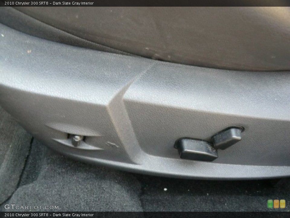 Dark Slate Gray Interior Controls for the 2010 Chrysler 300 SRT8 #70335912