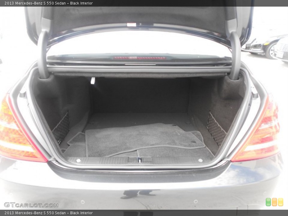 Black Interior Trunk for the 2013 Mercedes-Benz S 550 Sedan #70336450