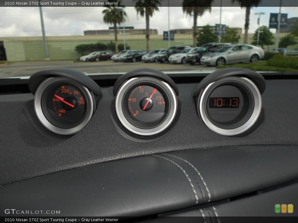 Gray Leather Interior Gauges for the 2010 Nissan 370Z Sport Touring Coupe #70337313