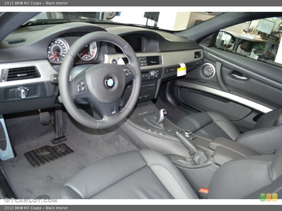 Black Interior Prime Interior for the 2013 BMW M3 Coupe #70337823