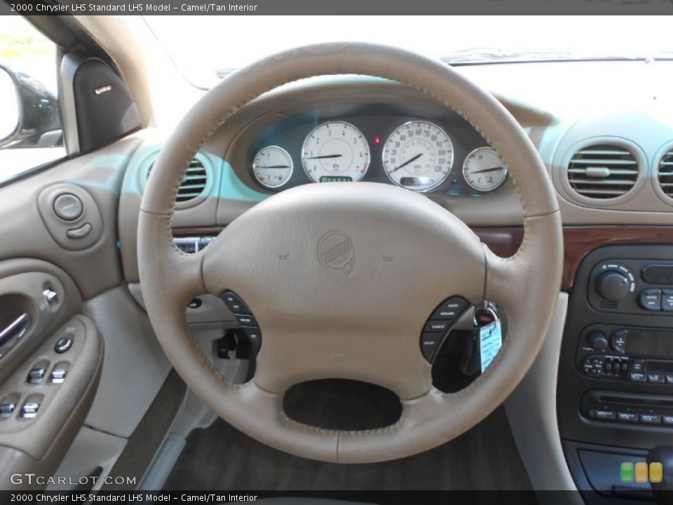 Camel/Tan Interior Steering Wheel for the 2000 Chrysler LHS  #70338222
