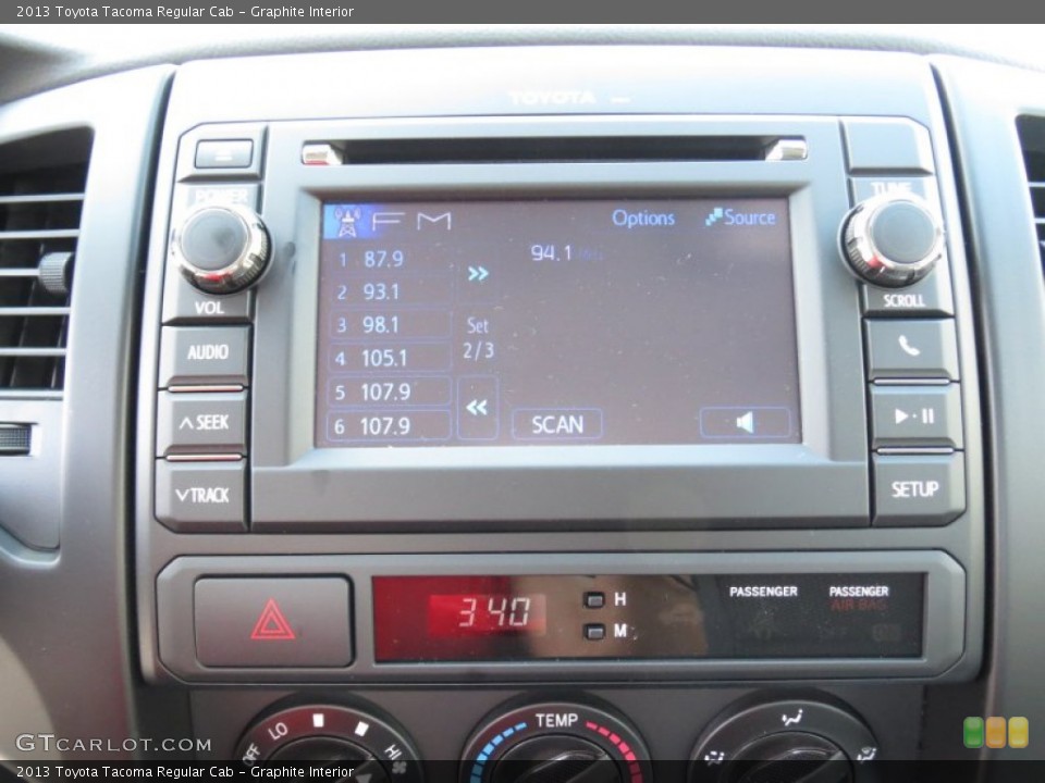 Graphite Interior Audio System for the 2013 Toyota Tacoma Regular Cab #70342260