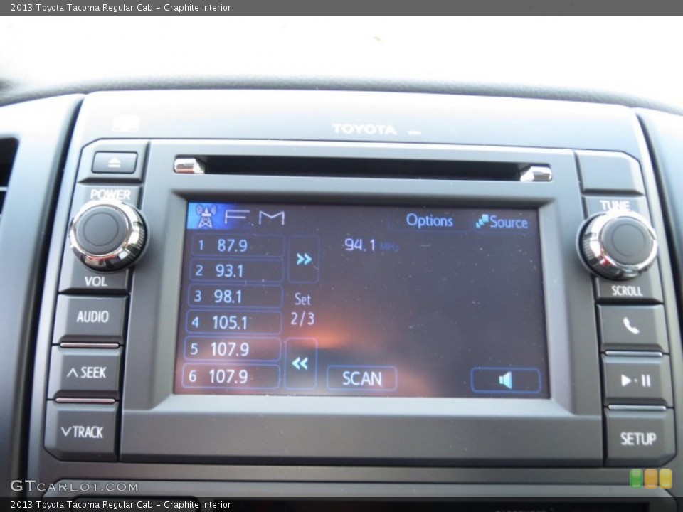 Graphite Interior Audio System for the 2013 Toyota Tacoma Regular Cab #70342459