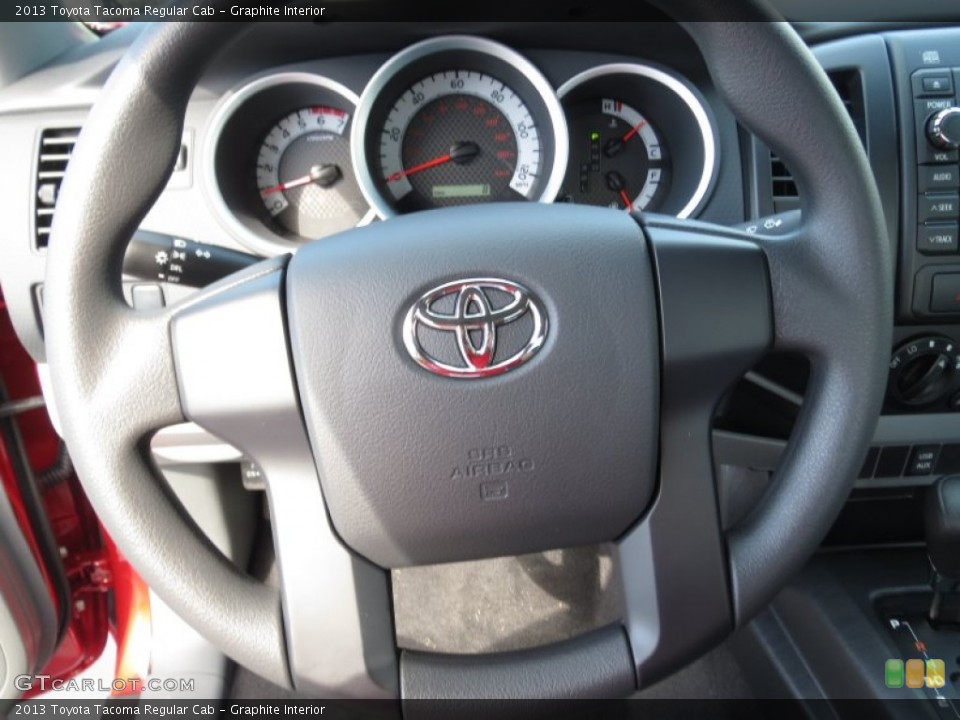 Graphite Interior Steering Wheel for the 2013 Toyota Tacoma Regular Cab #70342485