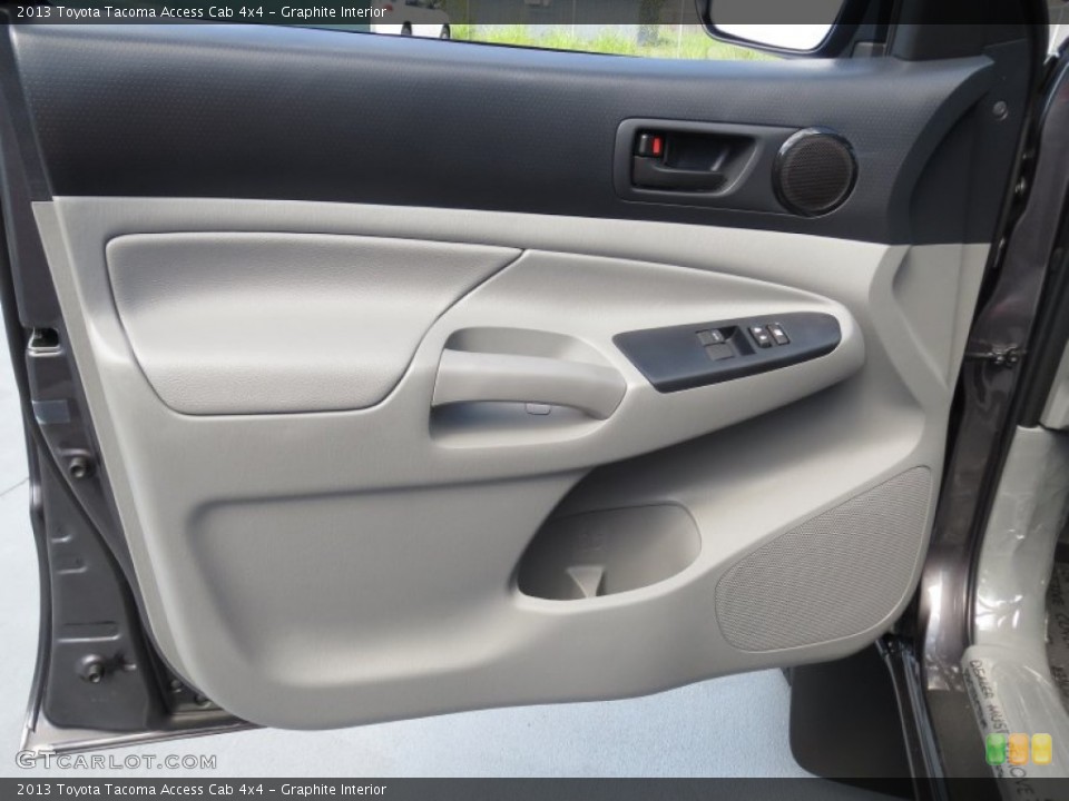 Graphite Interior Door Panel for the 2013 Toyota Tacoma Access Cab 4x4 #70342686