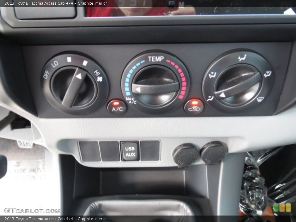 Graphite Interior Controls for the 2013 Toyota Tacoma Access Cab 4x4 #70342746