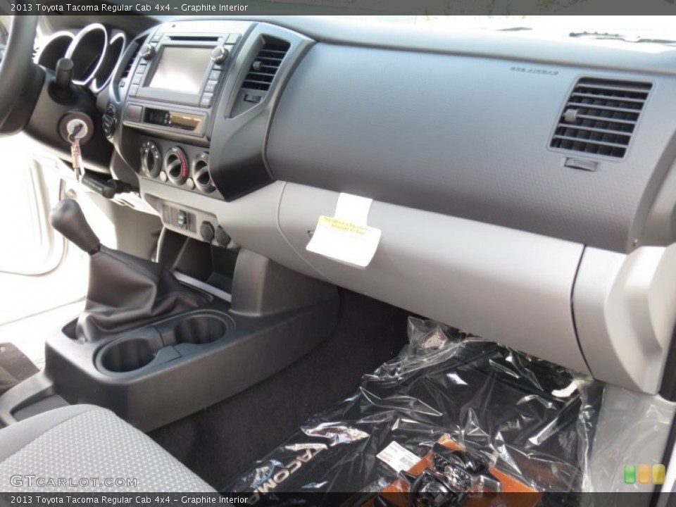 Graphite Interior Dashboard for the 2013 Toyota Tacoma Regular Cab 4x4 #70342953