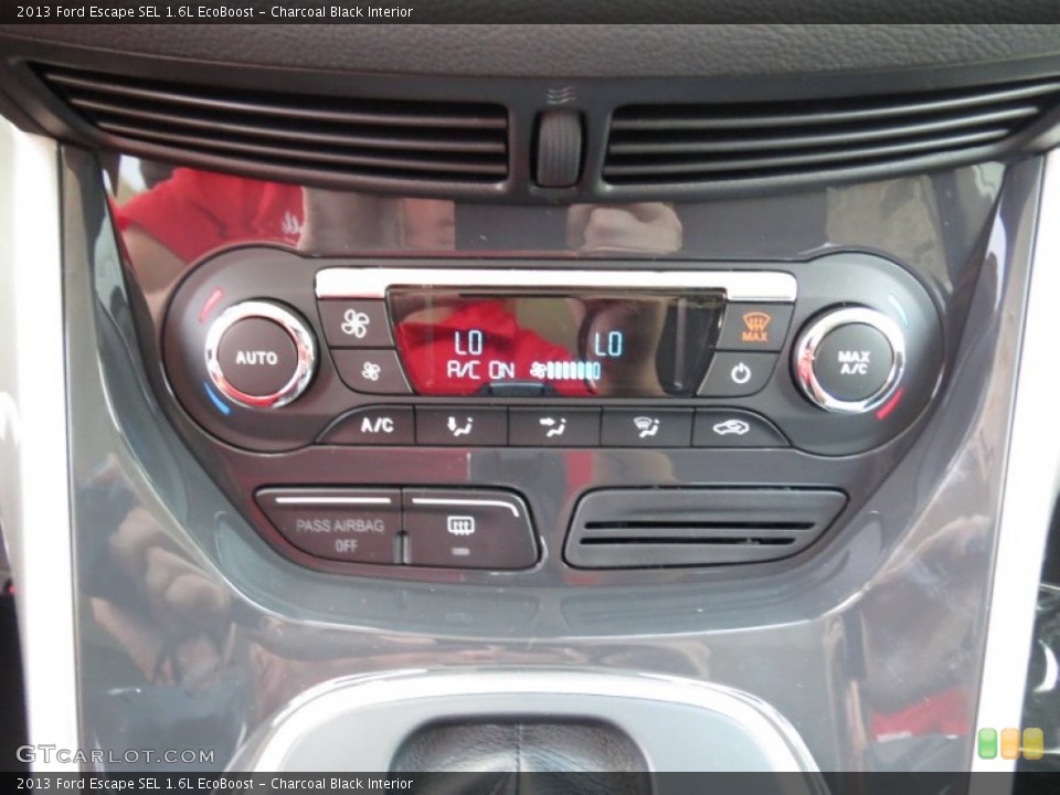 Charcoal Black Interior Controls for the 2013 Ford Escape SEL 1.6L EcoBoost #70343334