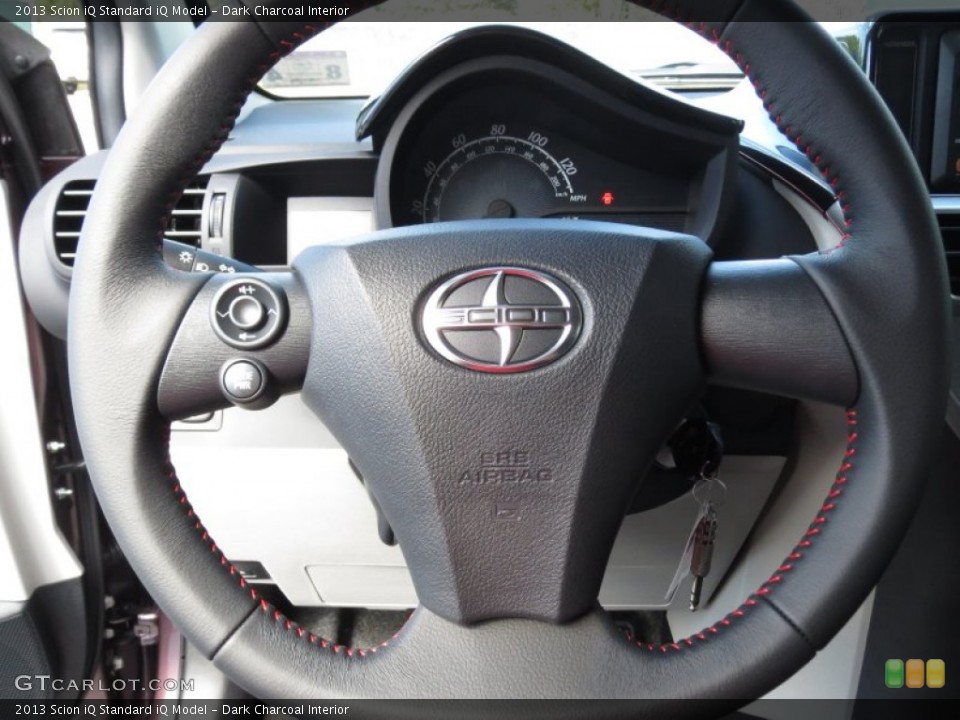 Dark Charcoal Interior Steering Wheel for the 2013 Scion iQ  #70343922