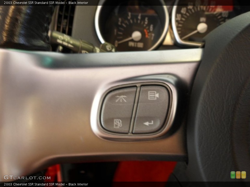 Black Interior Controls for the 2003 Chevrolet SSR  #70344540