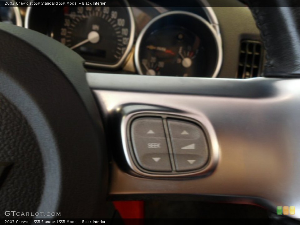 Black Interior Controls for the 2003 Chevrolet SSR  #70344546