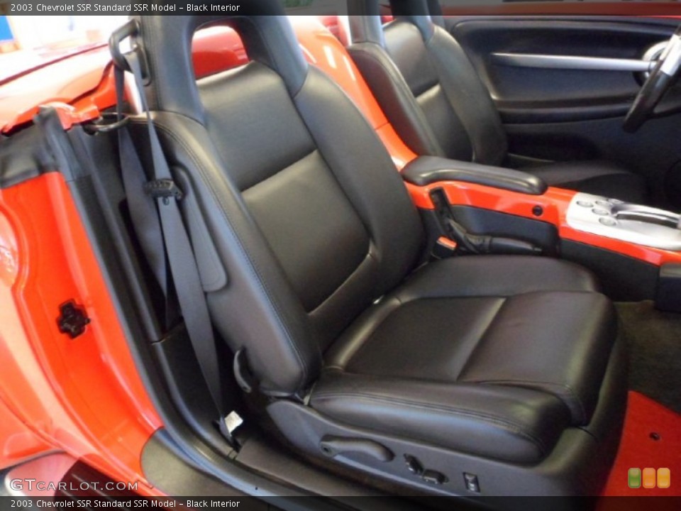 Black Interior Front Seat for the 2003 Chevrolet SSR  #70344603