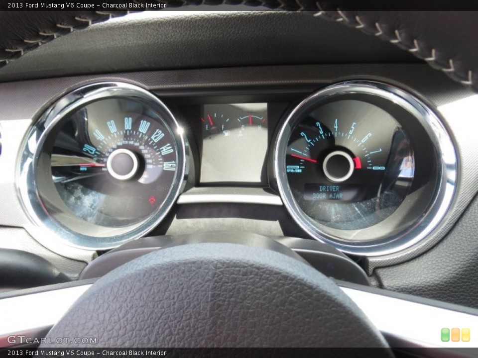 Charcoal Black Interior Gauges for the 2013 Ford Mustang V6 Coupe #70344684