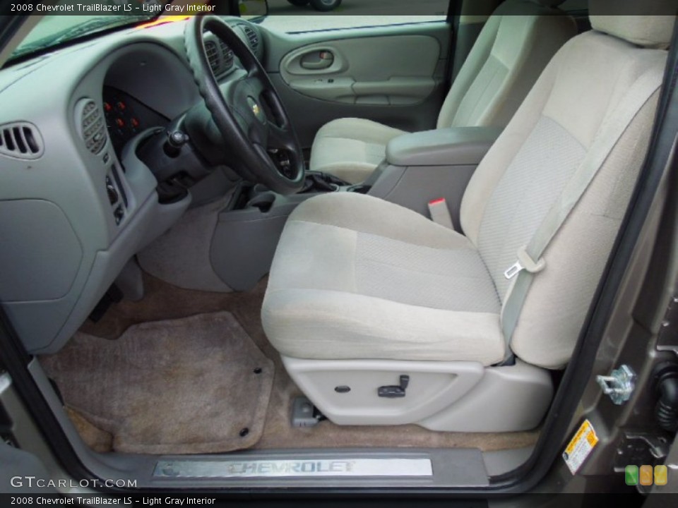 Light Gray Interior Front Seat for the 2008 Chevrolet TrailBlazer LS #70345305
