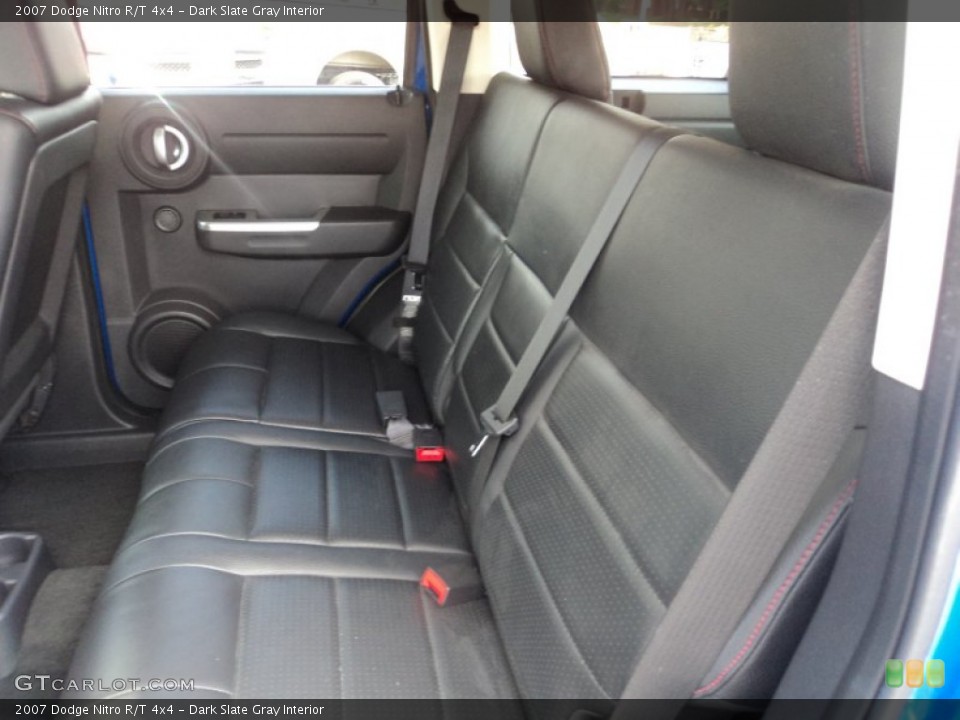 Dark Slate Gray Interior Rear Seat For The 2007 Dodge Nitro