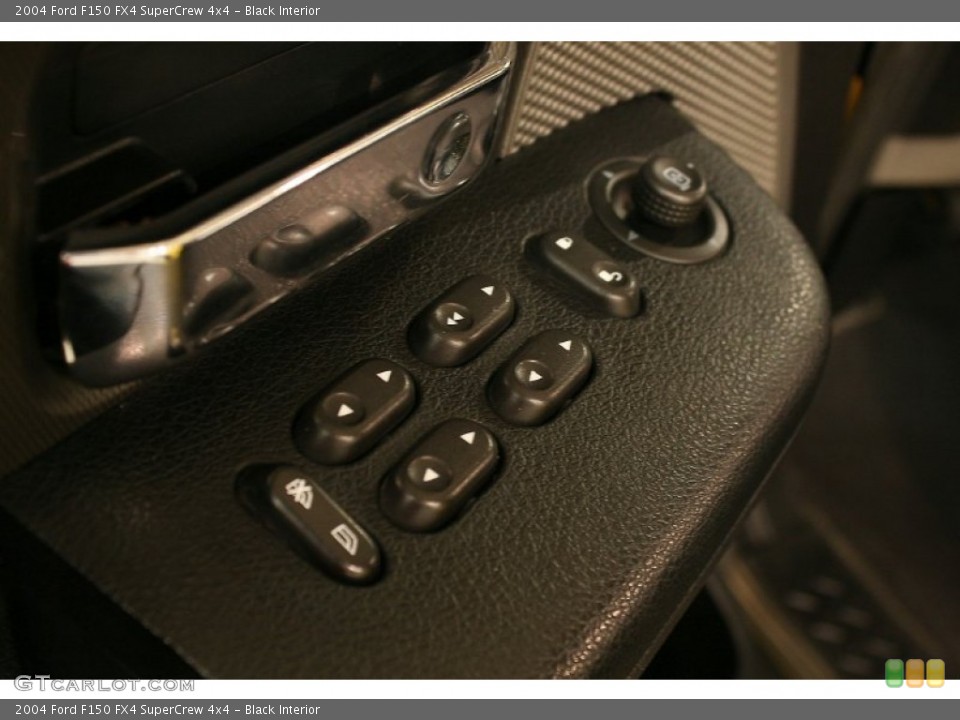 Black Interior Controls for the 2004 Ford F150 FX4 SuperCrew 4x4 #70346622