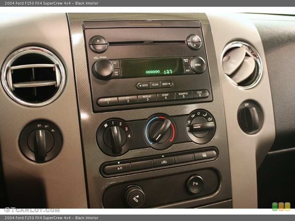 Black Interior Controls for the 2004 Ford F150 FX4 SuperCrew 4x4 #70346649