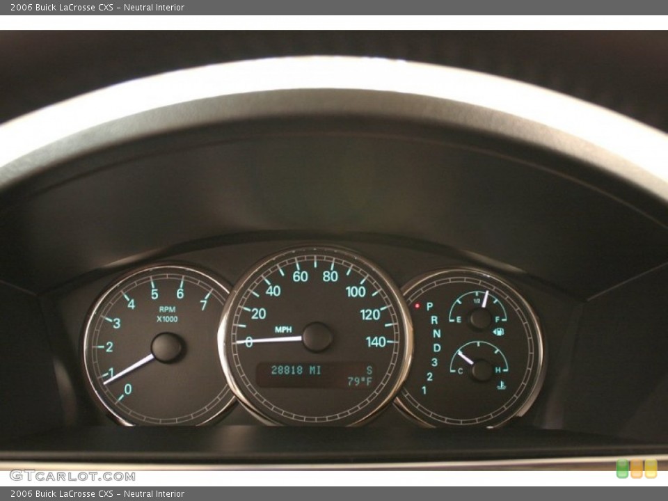 Neutral Interior Gauges for the 2006 Buick LaCrosse CXS #70347372