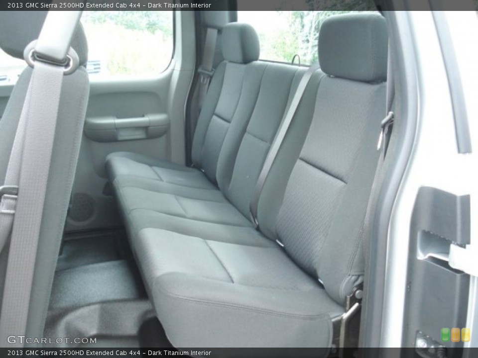 Dark Titanium Interior Rear Seat for the 2013 GMC Sierra 2500HD Extended Cab 4x4 #70348947