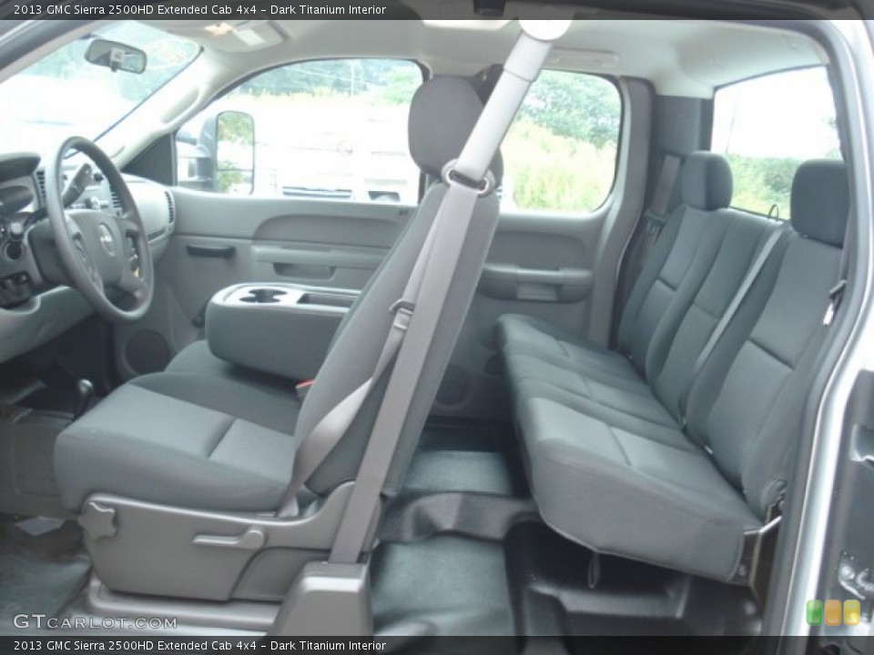 Dark Titanium Interior Photo for the 2013 GMC Sierra 2500HD Extended Cab 4x4 #70348953