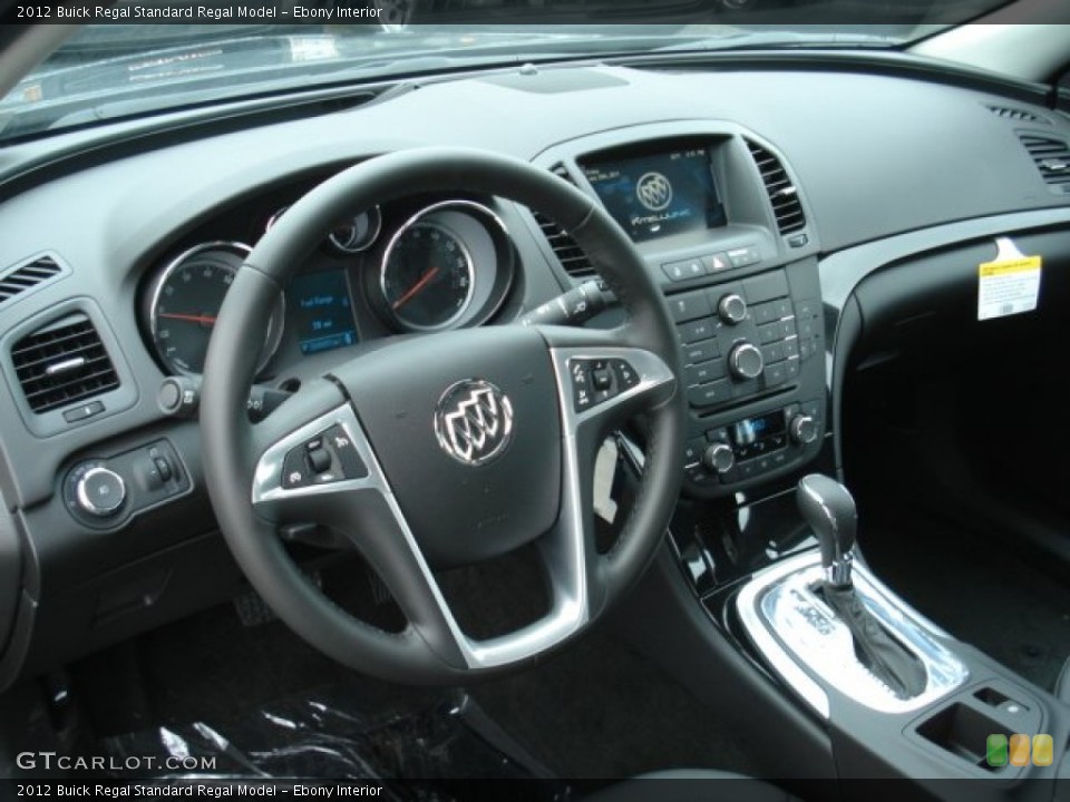 Ebony Interior Dashboard for the 2012 Buick Regal  #70349883