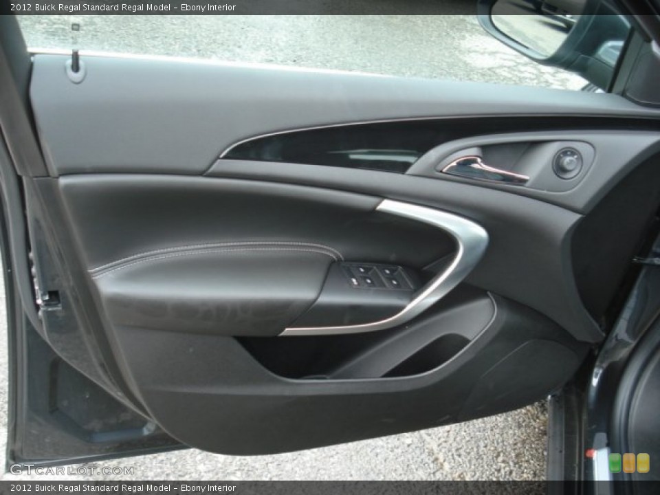 Ebony Interior Door Panel for the 2012 Buick Regal  #70349895