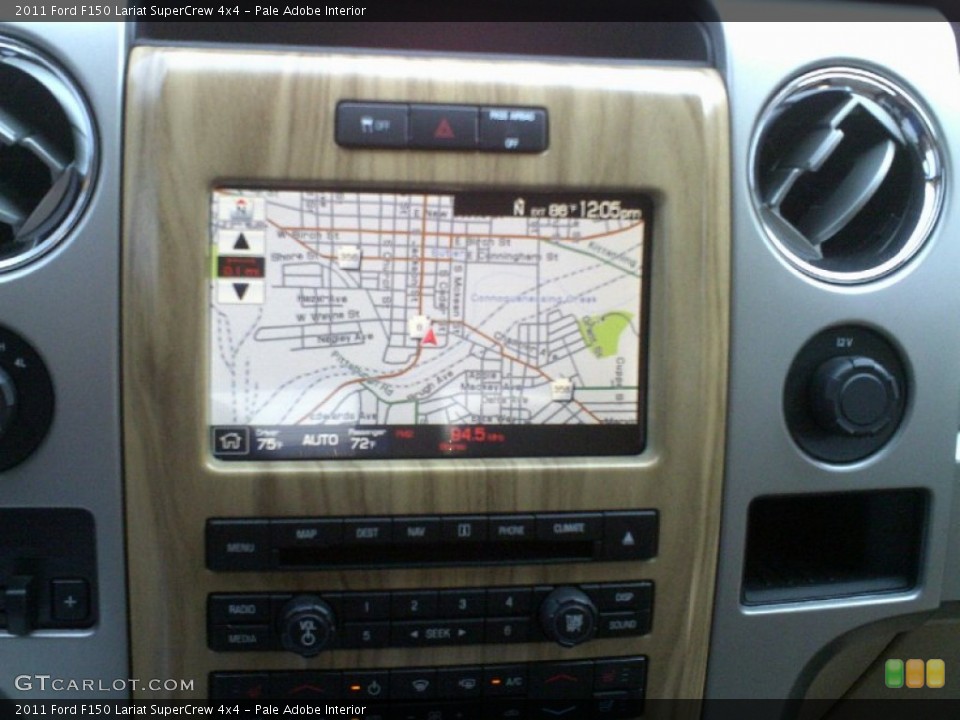 Pale Adobe Interior Navigation for the 2011 Ford F150 Lariat SuperCrew 4x4 #70350471
