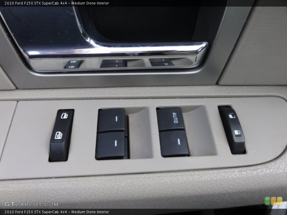 Medium Stone Interior Controls for the 2010 Ford F150 STX SuperCab 4x4 #70354611