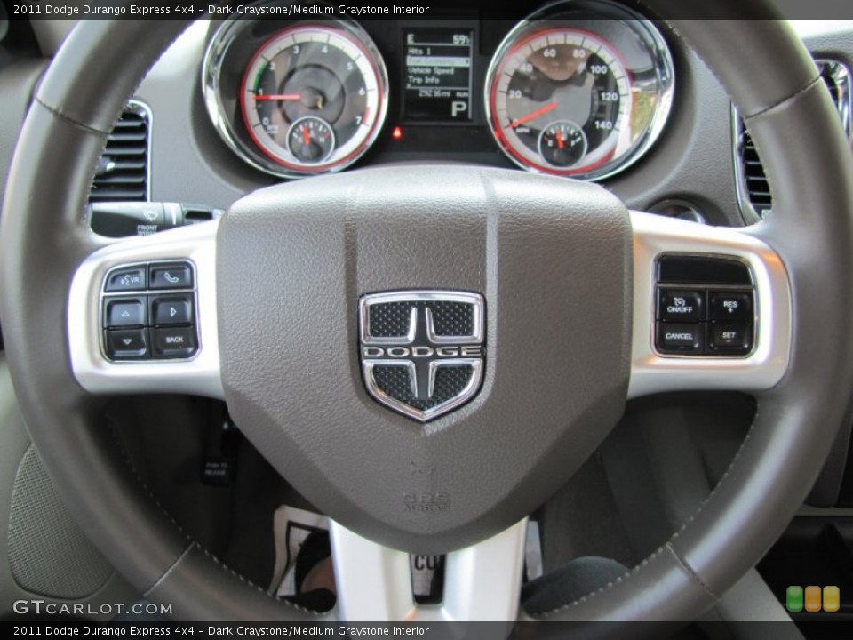 Dark Graystone/Medium Graystone Interior Steering Wheel for the 2011 Dodge Durango Express 4x4 #70356432