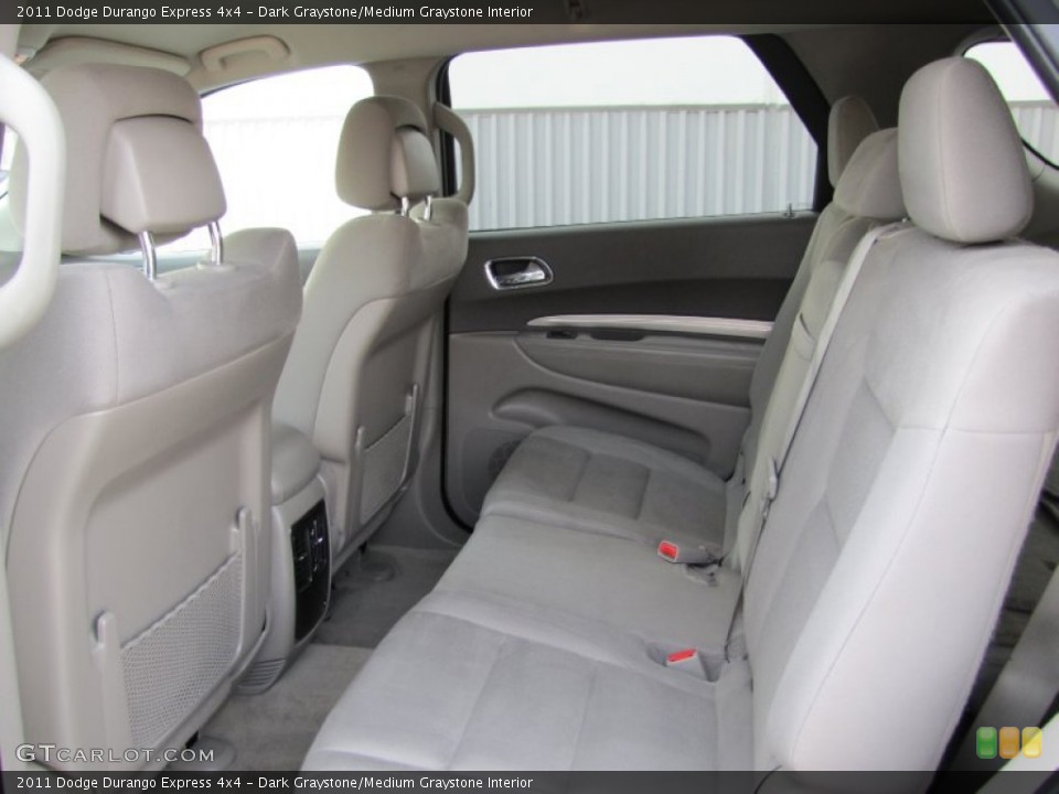 Dark Graystone/Medium Graystone Interior Rear Seat for the 2011 Dodge Durango Express 4x4 #70356543