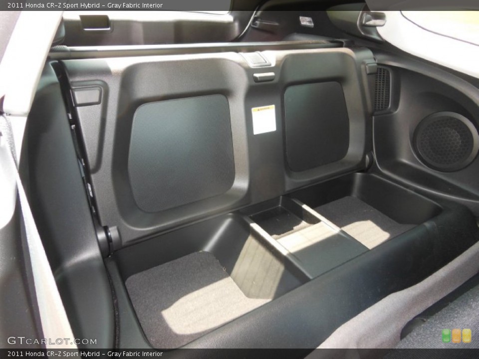 Gray Fabric Interior Photo for the 2011 Honda CR-Z Sport Hybrid #70356885