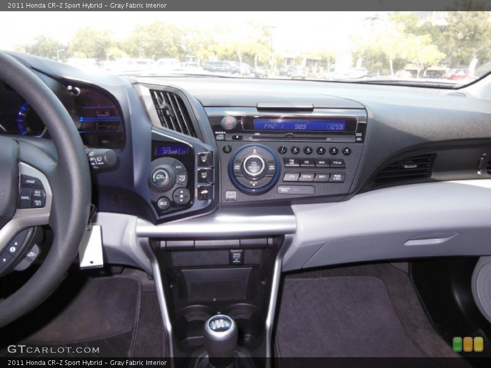 Gray Fabric Interior Controls for the 2011 Honda CR-Z Sport Hybrid #70356951