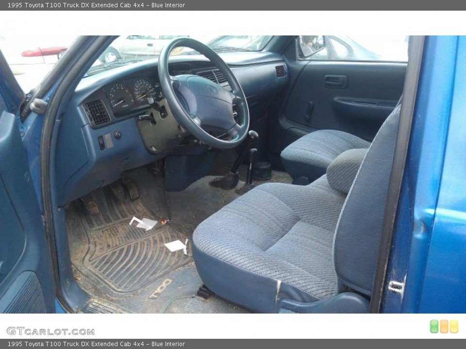 Blue 1995 Toyota T100 Truck Interiors