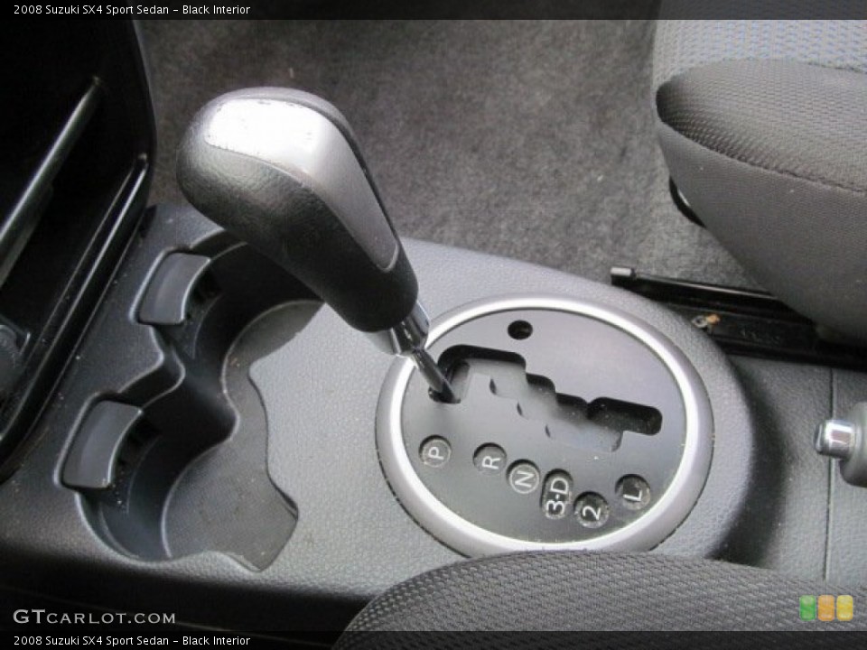Black Interior Transmission for the 2008 Suzuki SX4 Sport Sedan #70360266