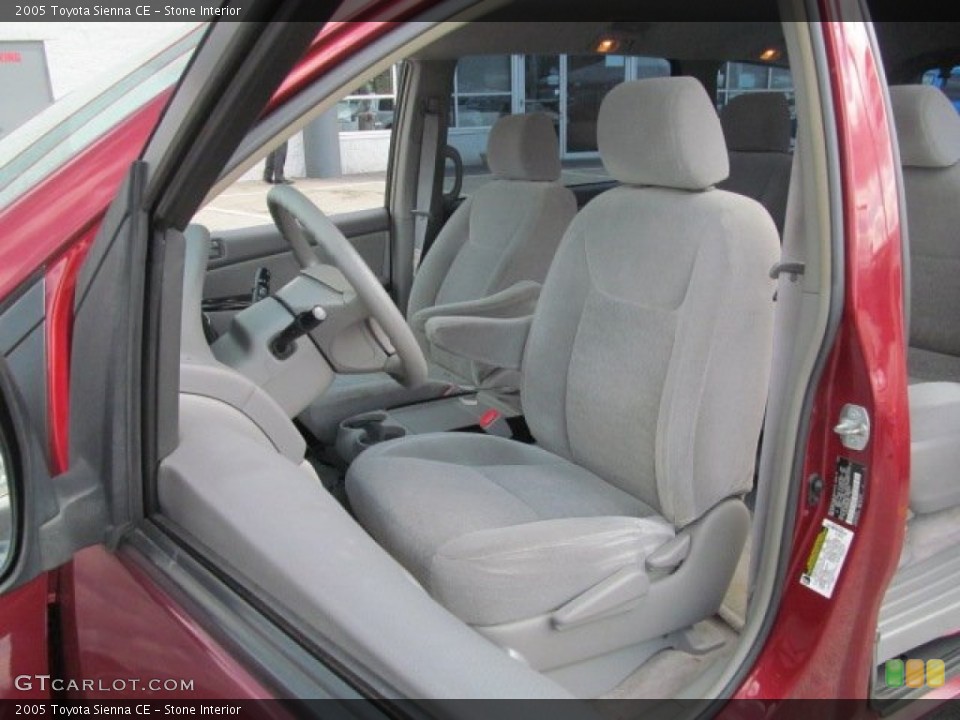 Stone Interior Front Seat for the 2005 Toyota Sienna CE #70360618
