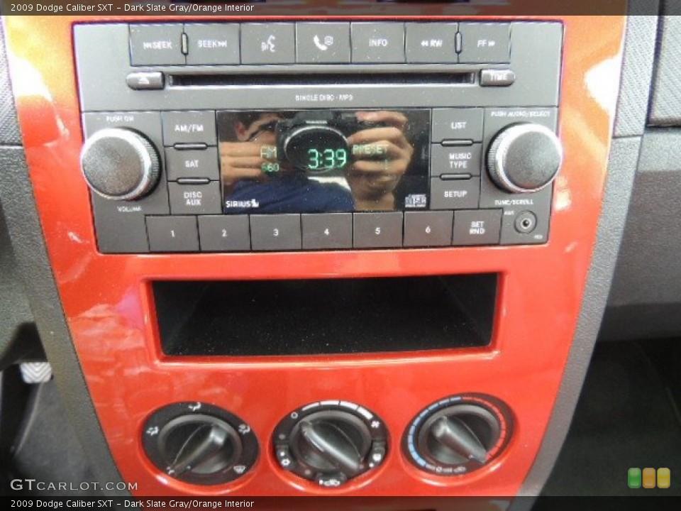 Dark Slate Gray/Orange Interior Audio System for the 2009 Dodge Caliber SXT #70361487